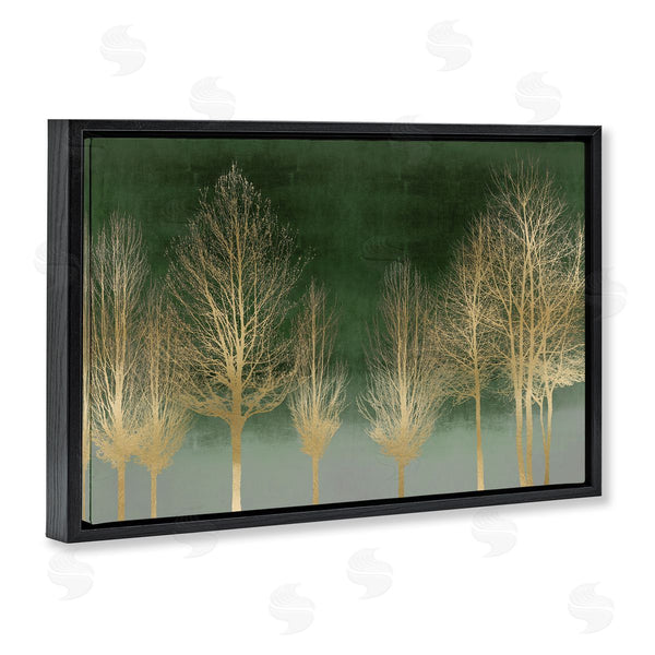 Stupell Industries Kate Bennett | Gold Gradient Forest