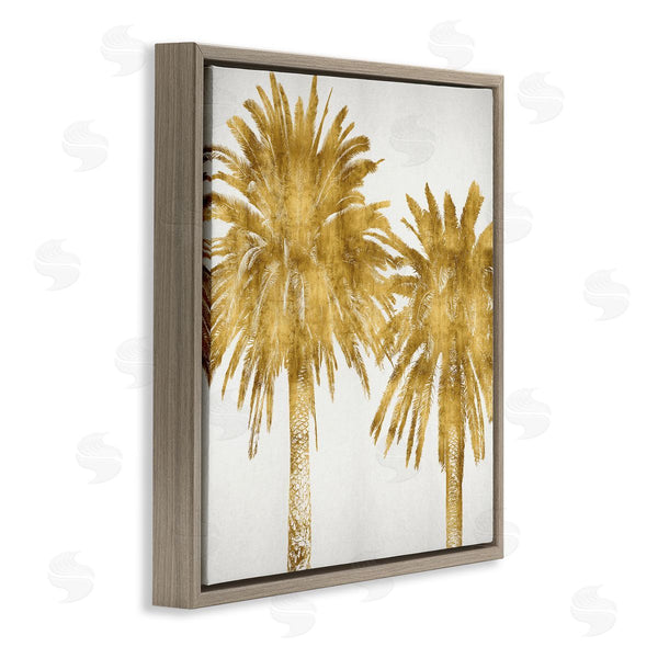 Stupell Industries Kate Bennett | Summer Glam Palm Trees Over Off-White