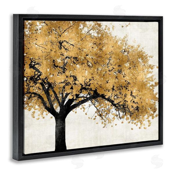 Stupell Industries Kate Bennett | Traditional Tree With Autumn Leaves Over Neutral Wall Art