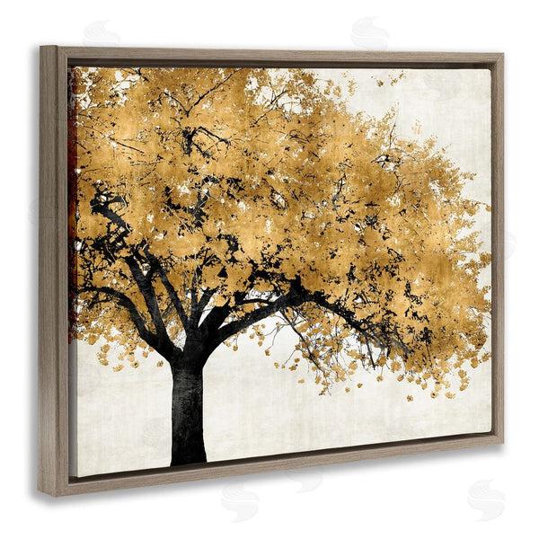 Stupell Industries Kate Bennett | Traditional Tree With Autumn Leaves Over Neutral Wall Art