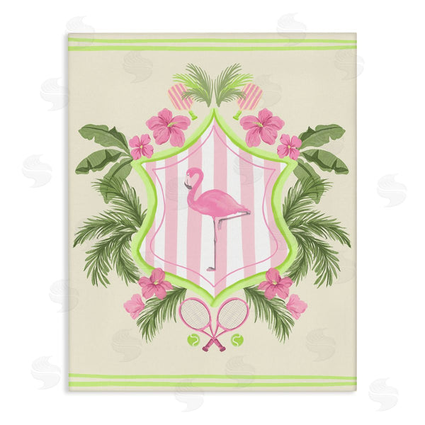 stupell industries Kate Eldridge | Palm Beach Flamingo Emblem
