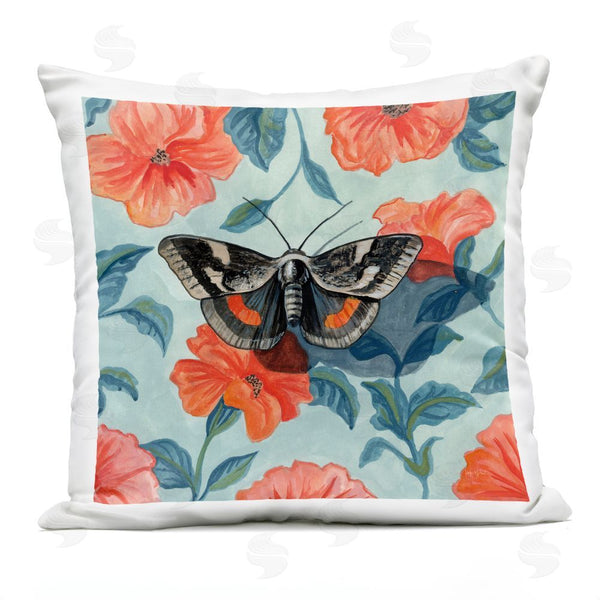Stupell Industries Kate Jarvik Birch | Academia Moth On Floral Throw Pillow