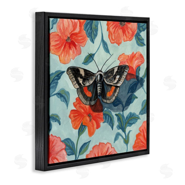 Stupell Industries Kate Jarvik Birch | Academia Moth On Floral Wall Art