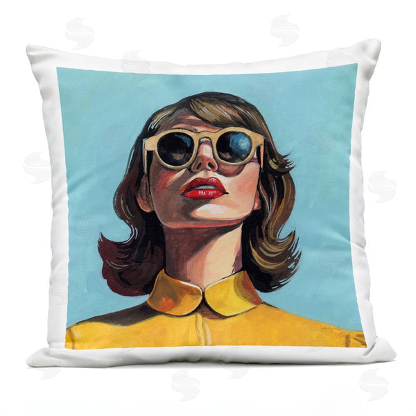 Stupell Industries Kate Jarvik Birch | Beautiful Sunshiny Day Retro Throw Pillow