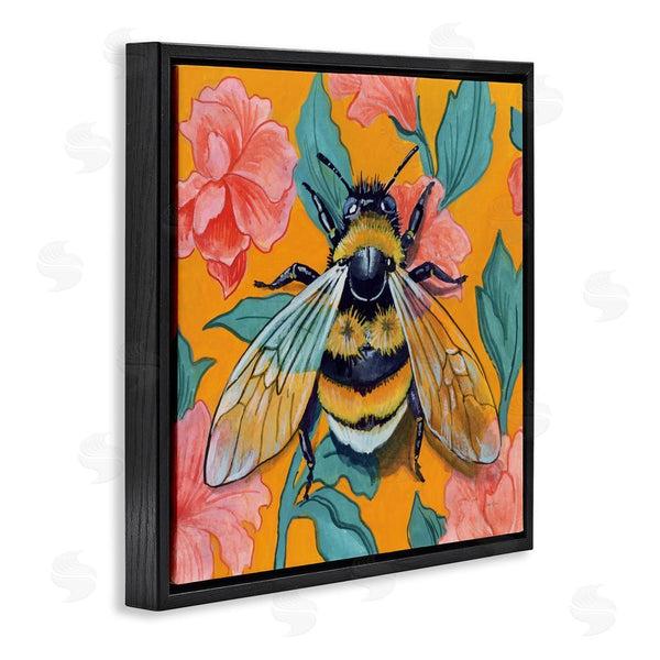 Stupell Industries Kate Jarvik Birch | Bumble Bee & Flower Pattern Wall Art