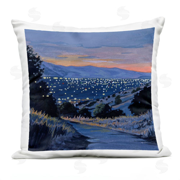 Stupell Industries Kate Jarvik Birch | Desert City Lights At Dusk Throw Pillow