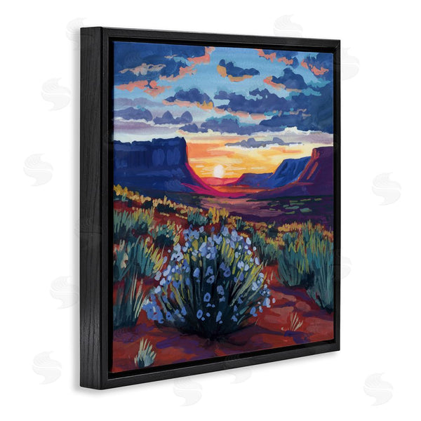 Stupell Industries Kate Jarvik Birch | Desert Sunset On Blooming Bush Wall Art