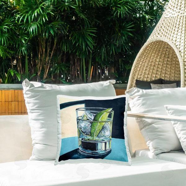 Stupell Industries Kate Jarvik Birch | Strong Gin And Tonic Throw Pillow