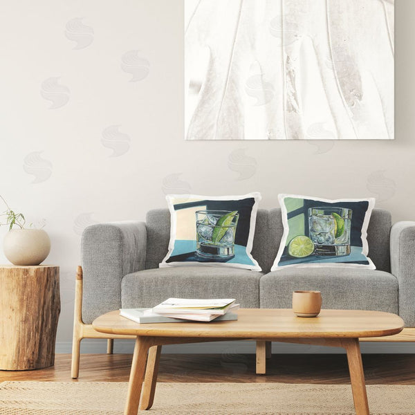 Stupell Industries Kate Jarvik Birch | Strong Gin Tonic Cocktail Throw Pillow