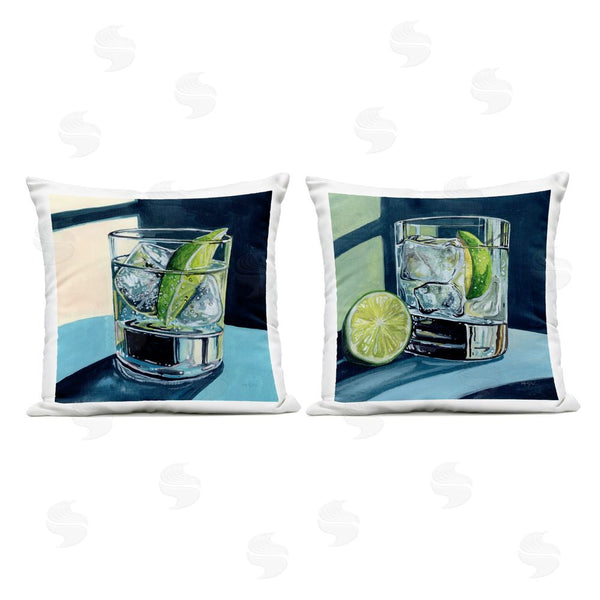 Stupell Industries Kate Jarvik Birch | Strong Gin Tonic Cocktail Throw Pillow