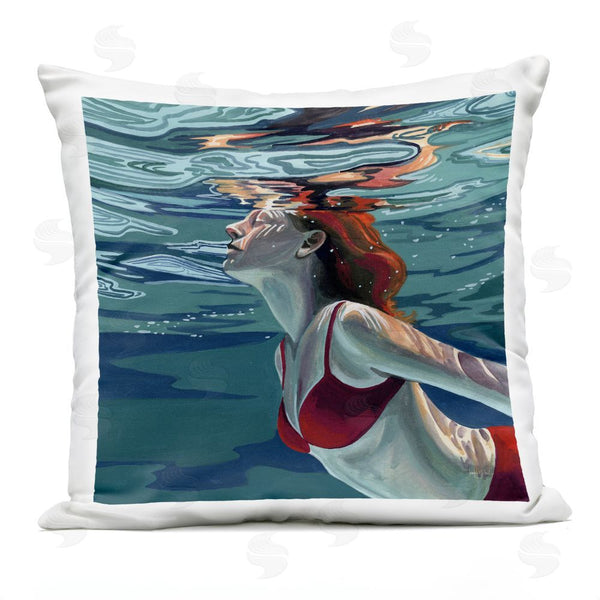 Stupell Industries Kate Jarvik Birch | Swimming To The Surface Throw Pillow