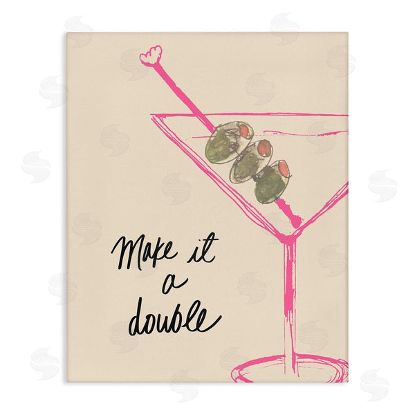 stupell industries Kate Quattro | Make It Double Martini Wall Art
