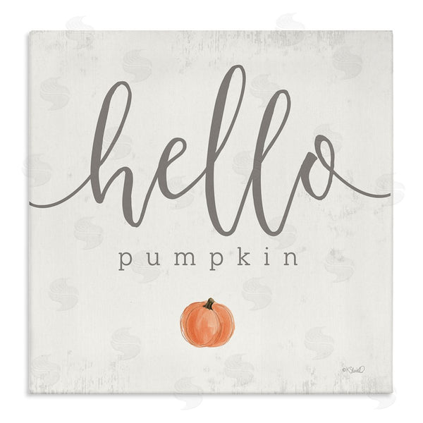 stupell industries Kate Sherrill | Hello Pumpkin Fall Greeting Wall Art