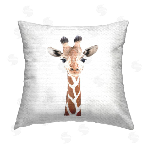 Stupell Industries Katherin Pienaar | Casual Giraffe Portrait Printed Throw Pillow