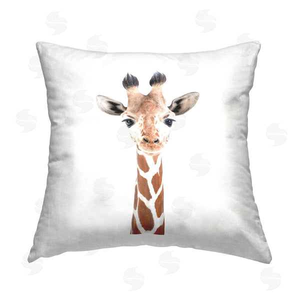 stupell industries Katherin Pienaar | Casual Giraffe Portrait Printed Throw Pillow