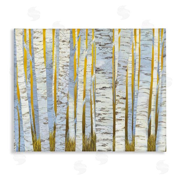 stupell industries Katherine Lovell | Birch Tree Forest Golden Grass