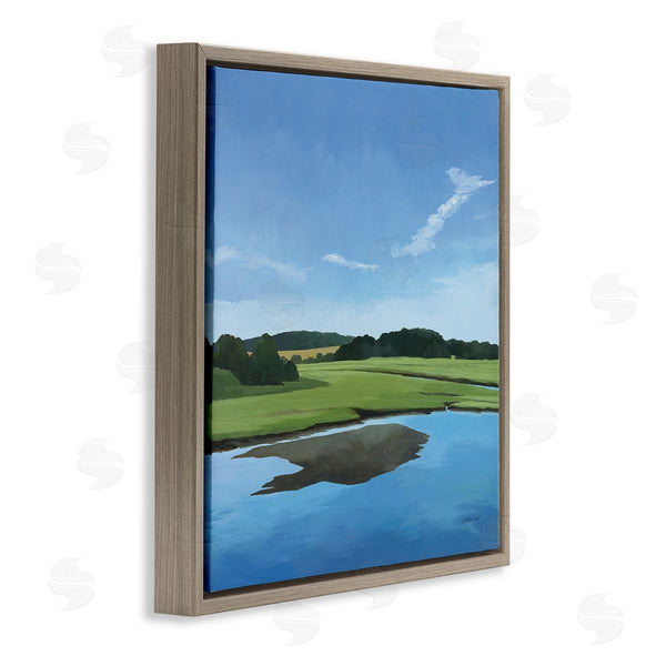 Stupell Industries Kathrine Lovell | Serene Pond Lake Landscape