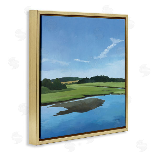 Stupell Industries Kathrine Lovell | Serene Pond Lake Landscape