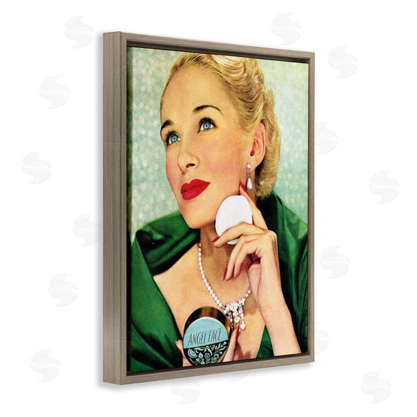 Stupell Industries Kathy Alper | Vintage Cosmetic Ad Woman Wall Art
