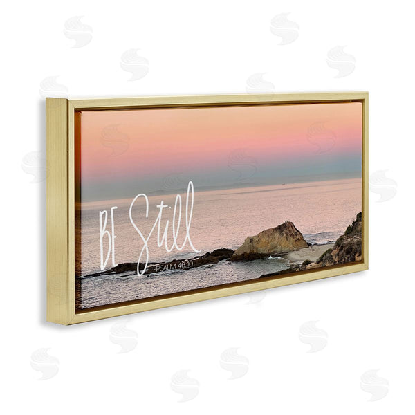 Stupell Industries Kathy Mansfield | Be Still Peaceful Beach Wall Art