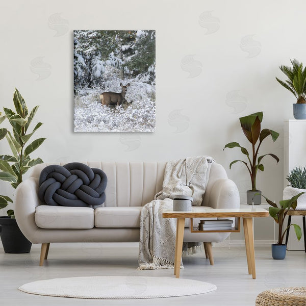 Stupell Industries Kathy Mansfield | Deer In Winter Trees Wall Art