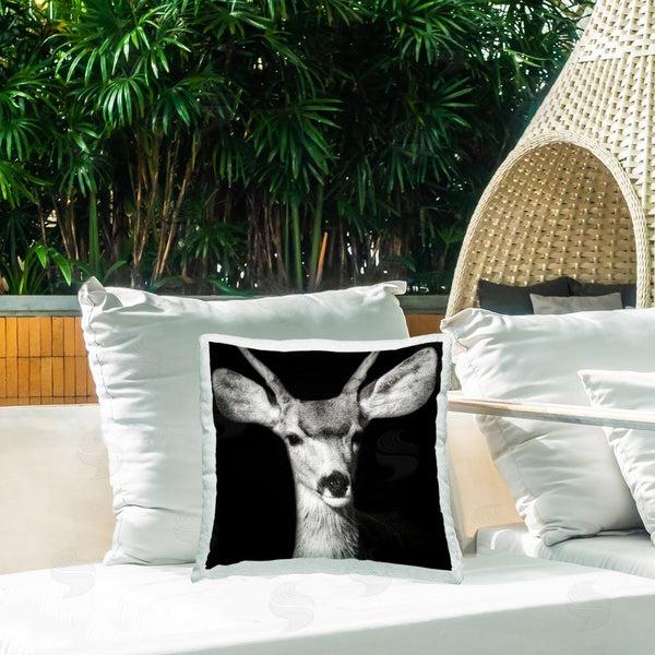Stupell Industries Kathy Mansfield | Gazing Deer Portrait Printed Throw Pillow