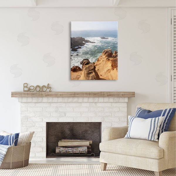 Stupell Industries Kathy Mansfield | Sea Cove Splashing Waves Wall Art