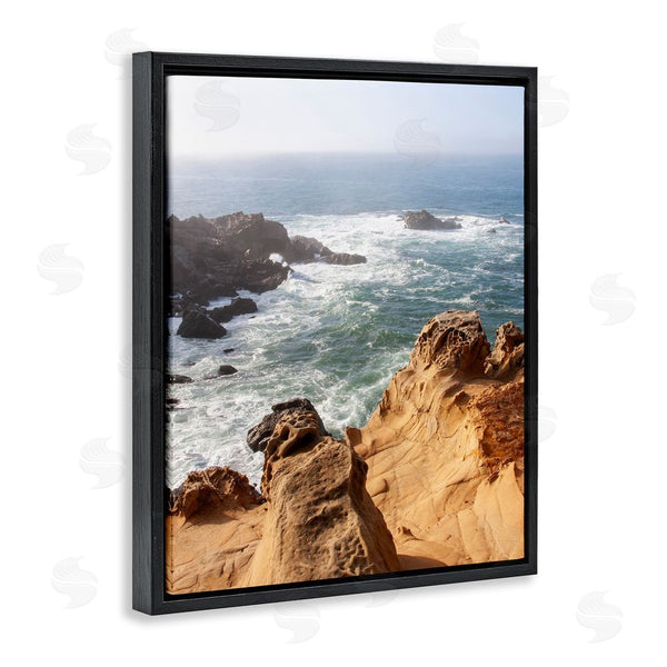 Stupell Industries Kathy Mansfield | Sea Cove Splashing Waves Wall Art