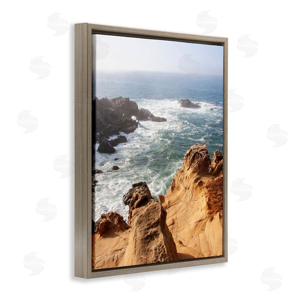 Stupell Industries Kathy Mansfield | Sea Cove Splashing Waves Wall Art