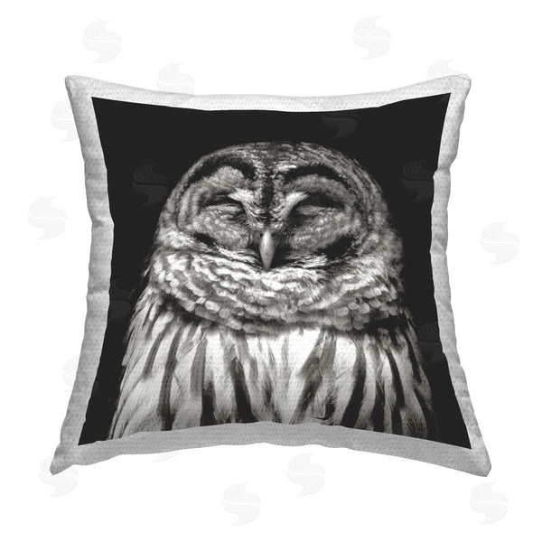 Stupell Industries Kathy Mansfield | Sleeping Owl Portrait Printed Throw Pillow