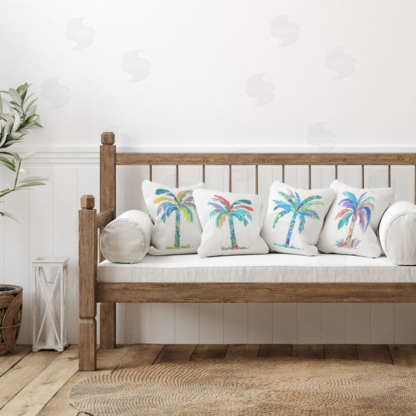 Stupell Industries Kathy Mansfield | Vivid Palm Tree Branches Printed Throw Pillow Set
