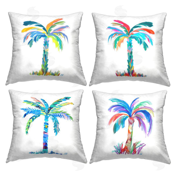 stupell industries Kathy Mansfield | Vivid Palm Tree Branches Printed Throw Pillow Set