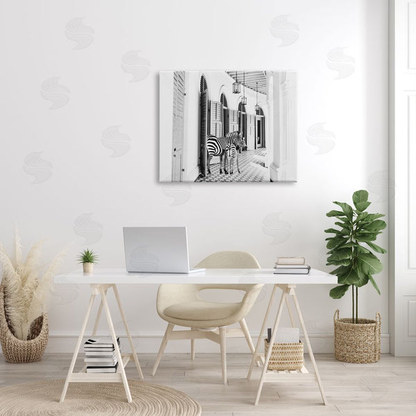 Stupell Industries Kathy Mansfield | Zebra Safari Animals In Traditional Home Architecture Wall Art