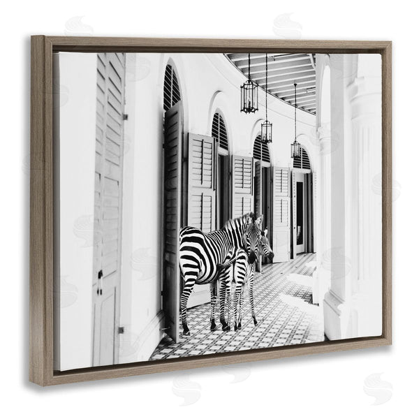 Stupell Industries Kathy Mansfield | Zebra Safari Animals In Traditional Home Architecture Wall Art