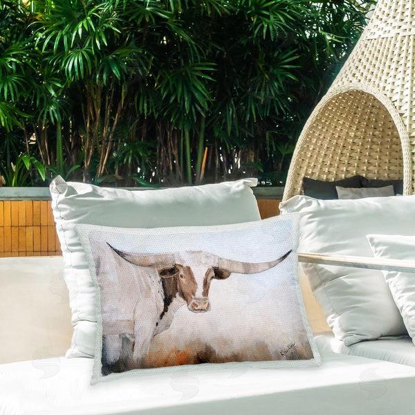 Stupell Industries Kathy Winkler | Abstract Longhorn Cow