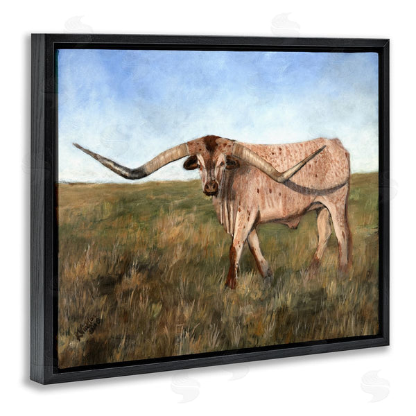 Stupell Industries Kathy Winkler  | Cattle With Beautiful Horns Wall Art
