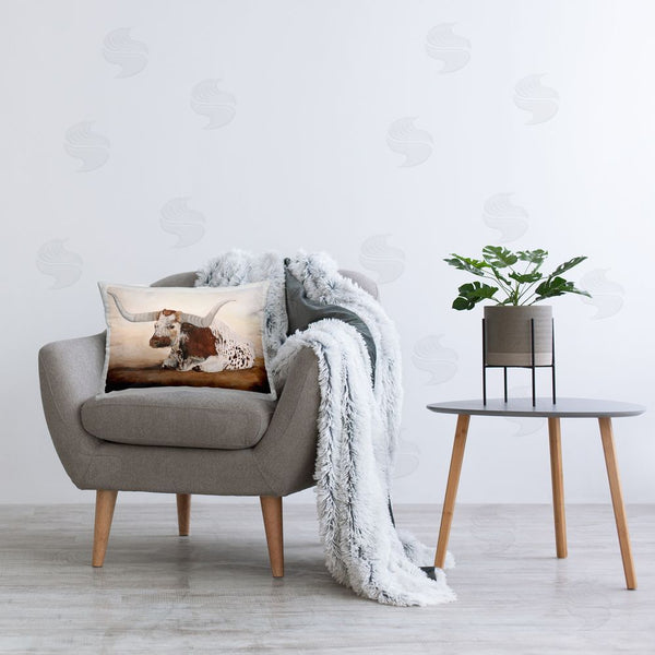 Stupell Industries Kathy Winkler | Farmhouse Longhorn Portrait