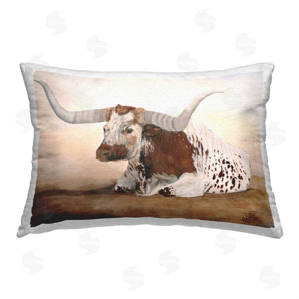 Stupell Industries Kathy Winkler | Farmhouse Longhorn Portrait