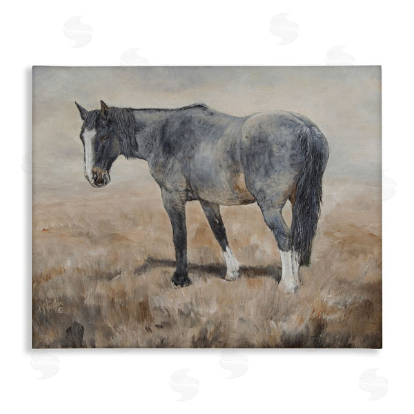 stupell industries Kathy Winkler | Gazing Horse in Countryside