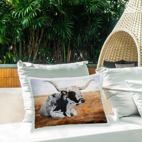 Stupell Industries Kathy Winkler | Longhorn Cow In Field