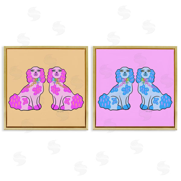Stupell Industries Katie Conley | Brightly Colored Posh Pooches
