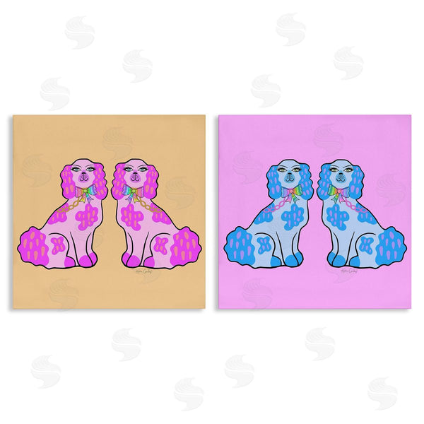 stupell industries Katie Conley | Brightly Colored Posh Pooches