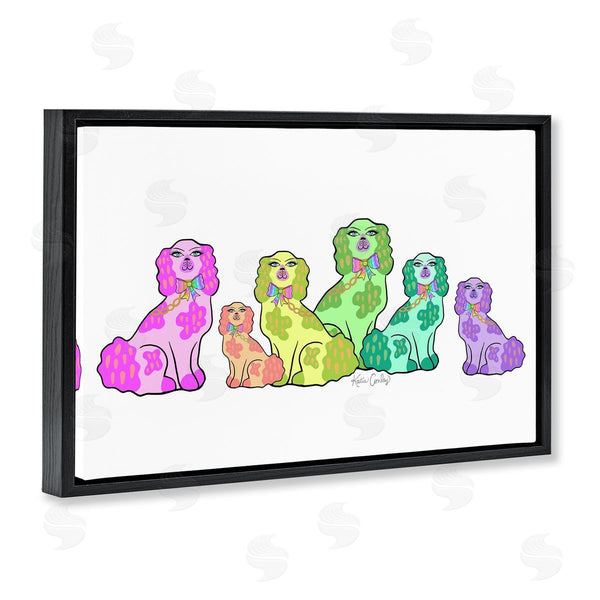 Stupell Industries Katie Conley | Colorful Posh Pooches