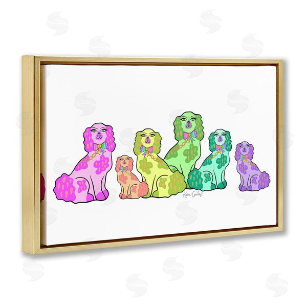 Stupell Industries Katie Conley | Colorful Posh Pooches
