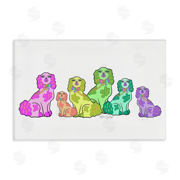 stupell industries Katie Conley | Colorful Posh Pooches