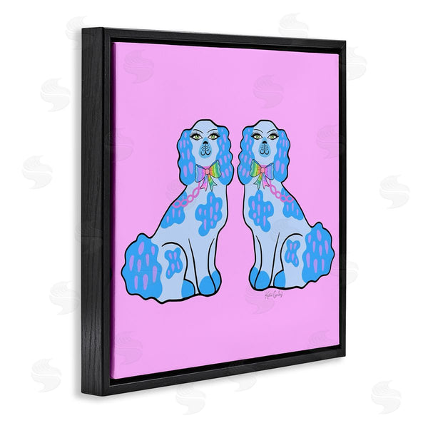 Stupell Industries Katie Conley | Funky Dogs Blue & Pink