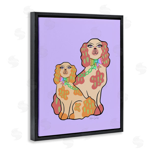 Stupell Industries Katie Conley | Funky Dogs On Purple