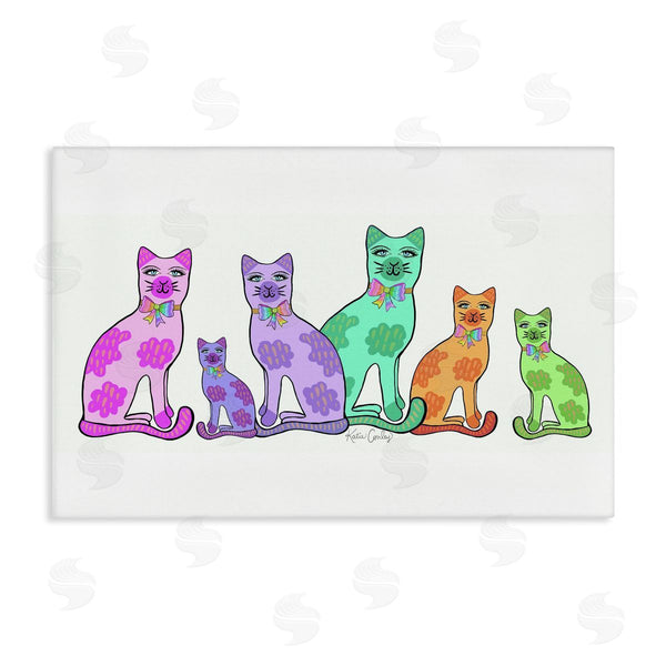 stupell industries Katie Conley | Funky Whimsical Cats