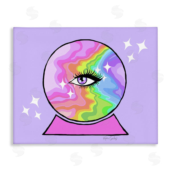 stupell industries Katie Conley | Mystical Crystal Ball Eye