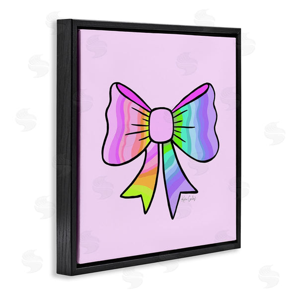 Stupell Industries Katie Conley | Pastel Rainbow Ombre Ribbon Wall Art